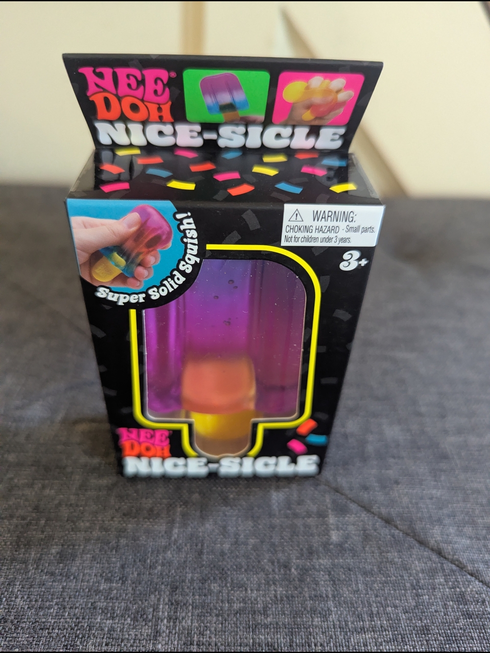 Nee Doh Nice-Sicle Kids Toy - Purple & Blue